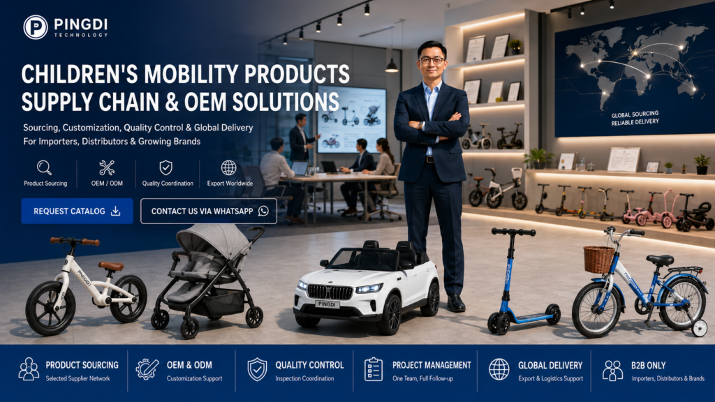 Baby & Kids Mobility Products Supplier China – Strollers, Ride-On Cars, Balance Bikes & Scooters