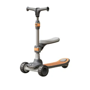 3-Wheel Kids Scooter with Seat & Adjustable Handlebar