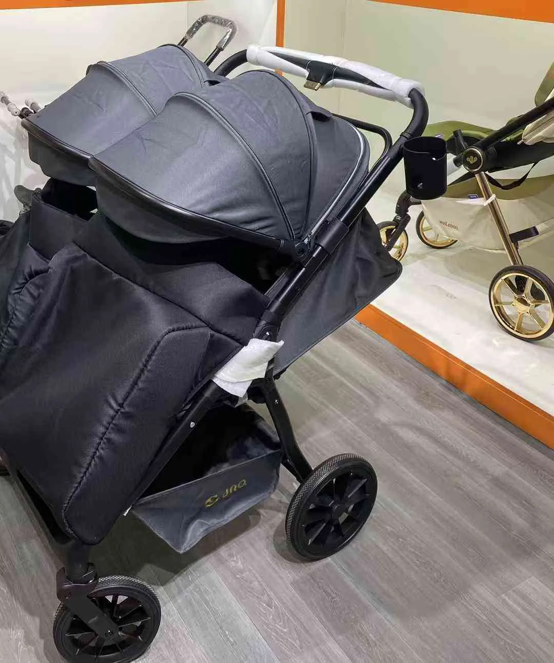 Side-by-Side Twin Baby Stroller with Independent Seats - Image 3