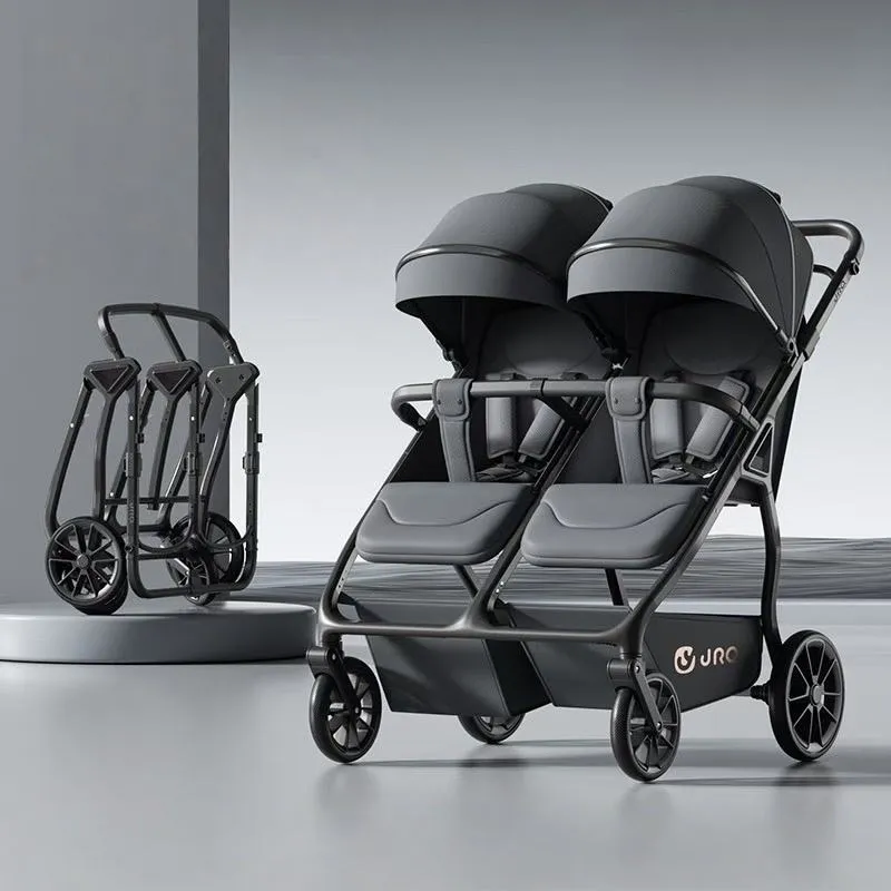 Side-by-Side Twin Baby Stroller with Independent Seats - Image 5