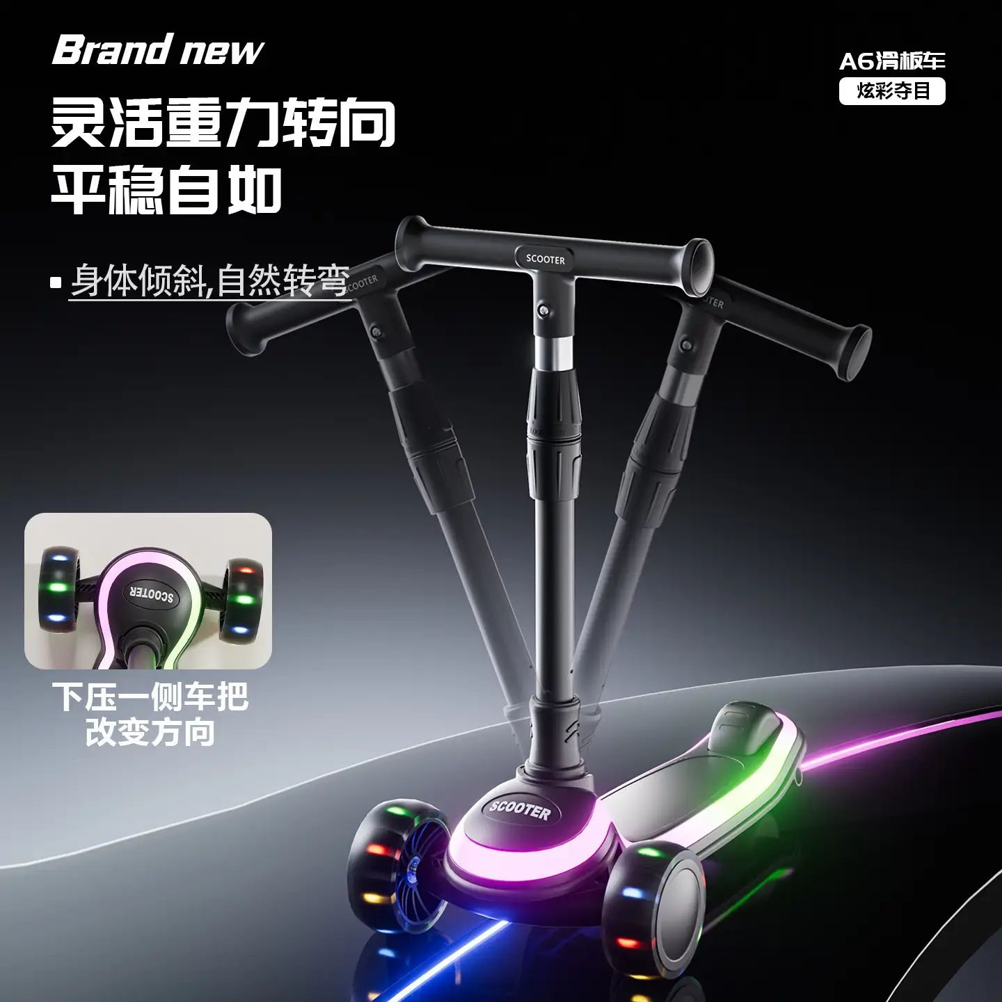 LED 3 Wheel Kids Scooter Manufacturer China | Wholesale & OEM - Image 2