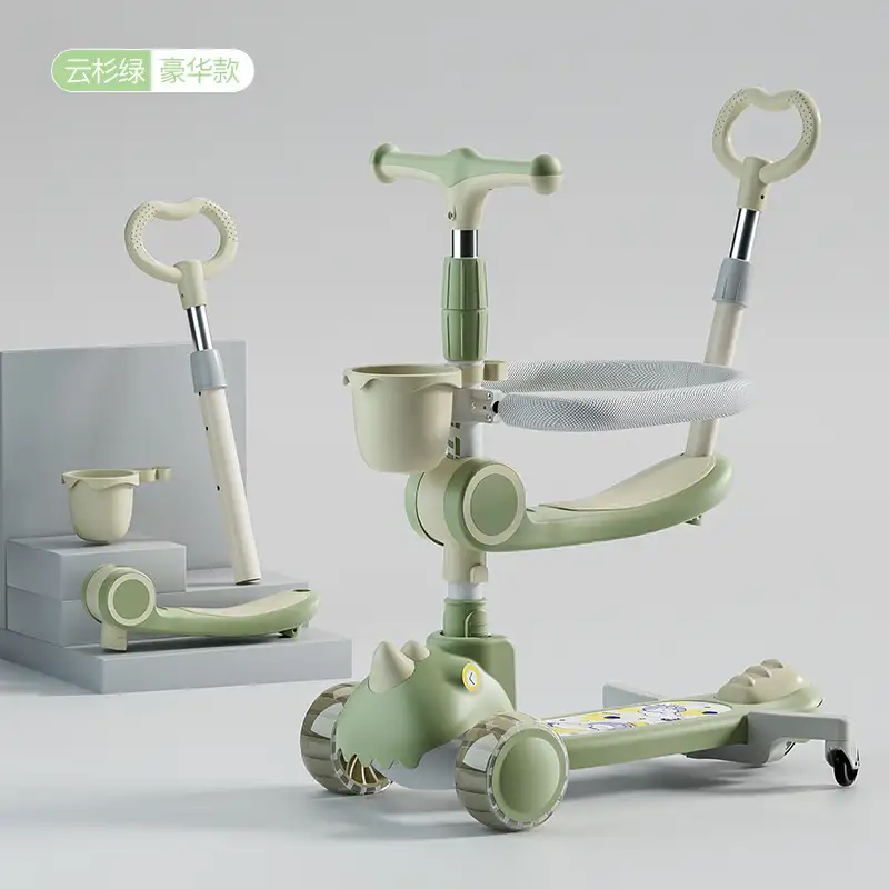 5 in 1 Kids Scooter Manufacturer China | Seat & Push Handle - Image 2