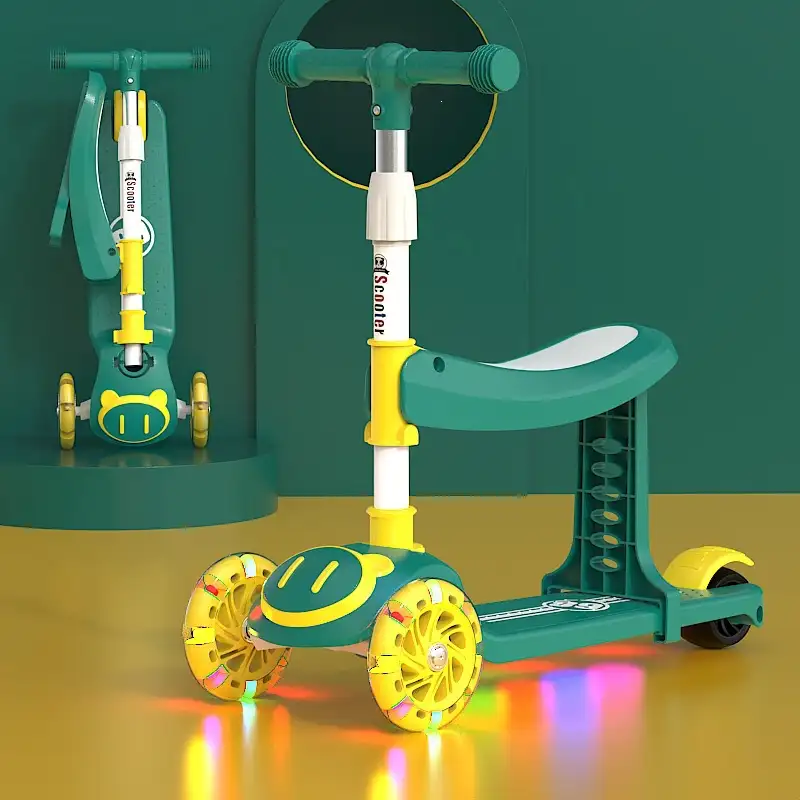 Kids Scooter with Seat Manufacturer China | 3 Wheel OEM Scooter