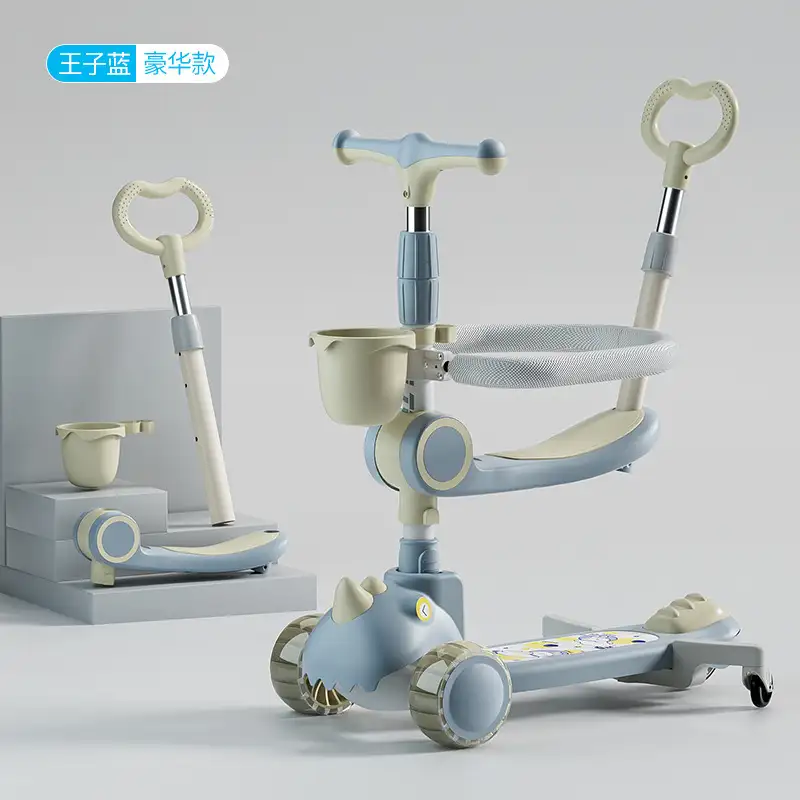 5 in 1 Kids Scooter Manufacturer China | Seat & Push Handle - Image 3
